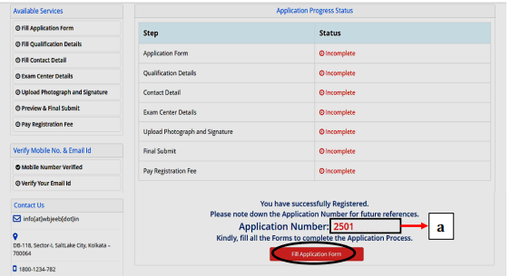 wbjee-fill-application-form