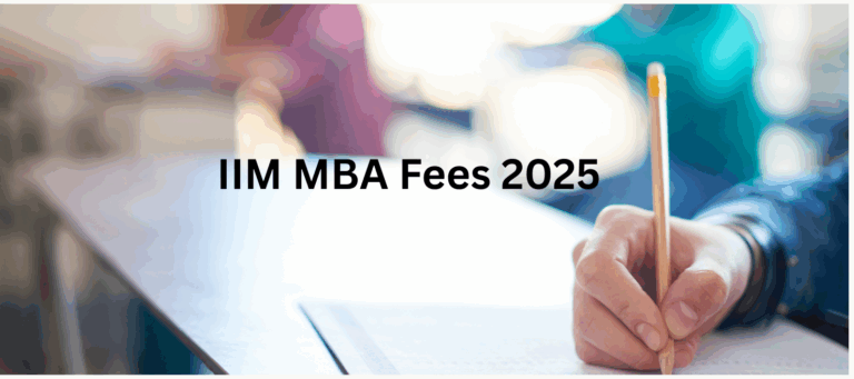 IIM MBA Fees 2025