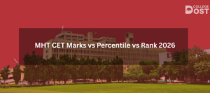 MHT CET marks vs percentile