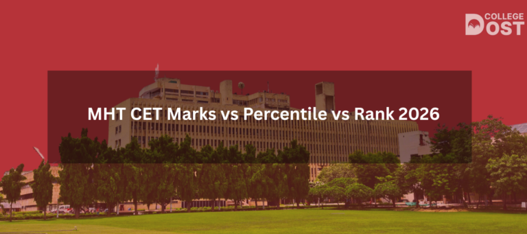 MHT CET marks vs percentile