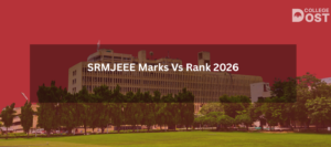 SRMJEEE Marks Vs Rank