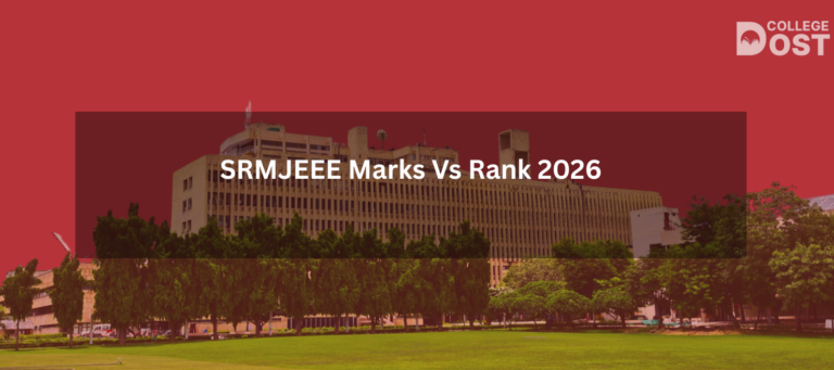 SRMJEEE Marks Vs Rank